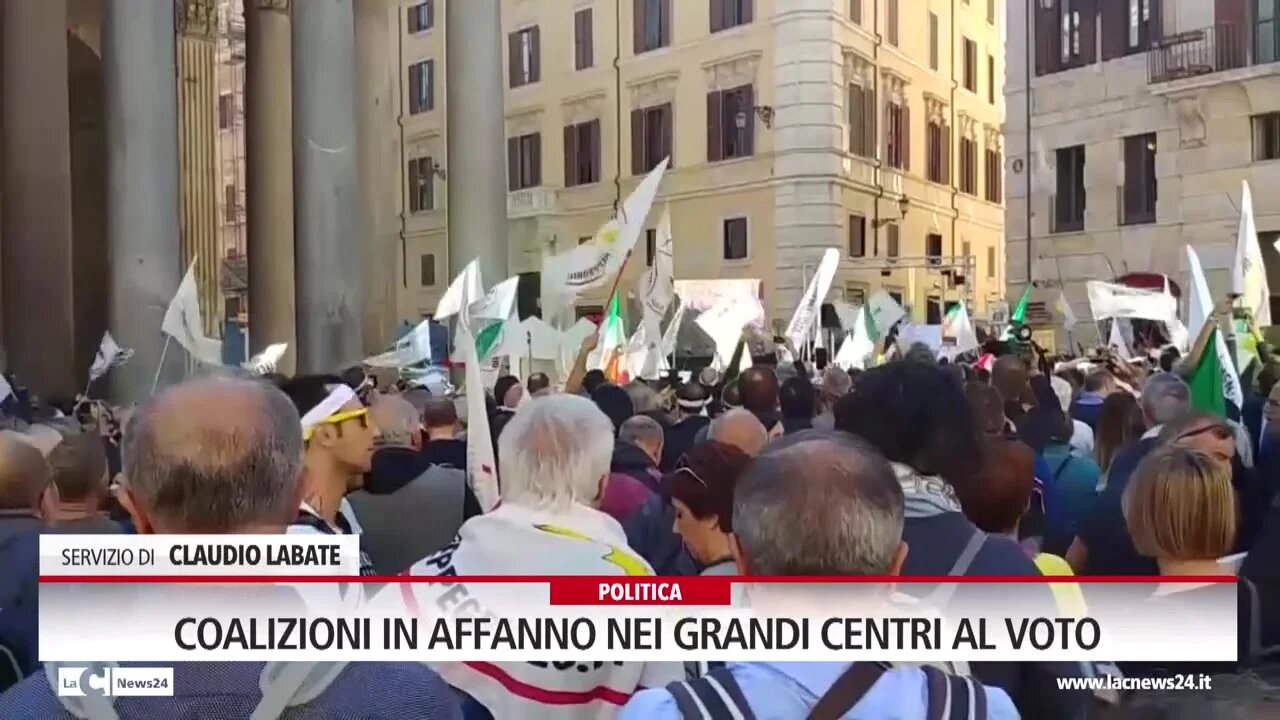 Coalizioni in affanno nei grandi centri al voto