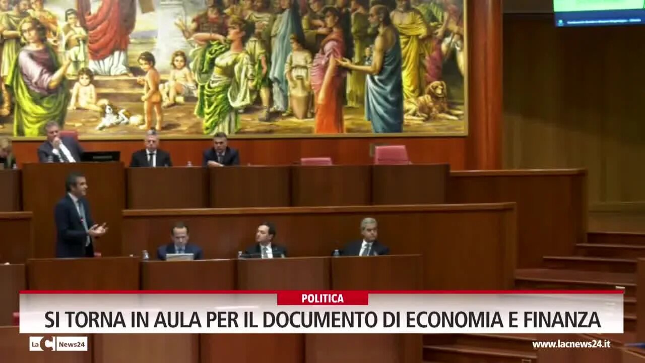 Si torna in aula per il Documento di Economia e Finanza