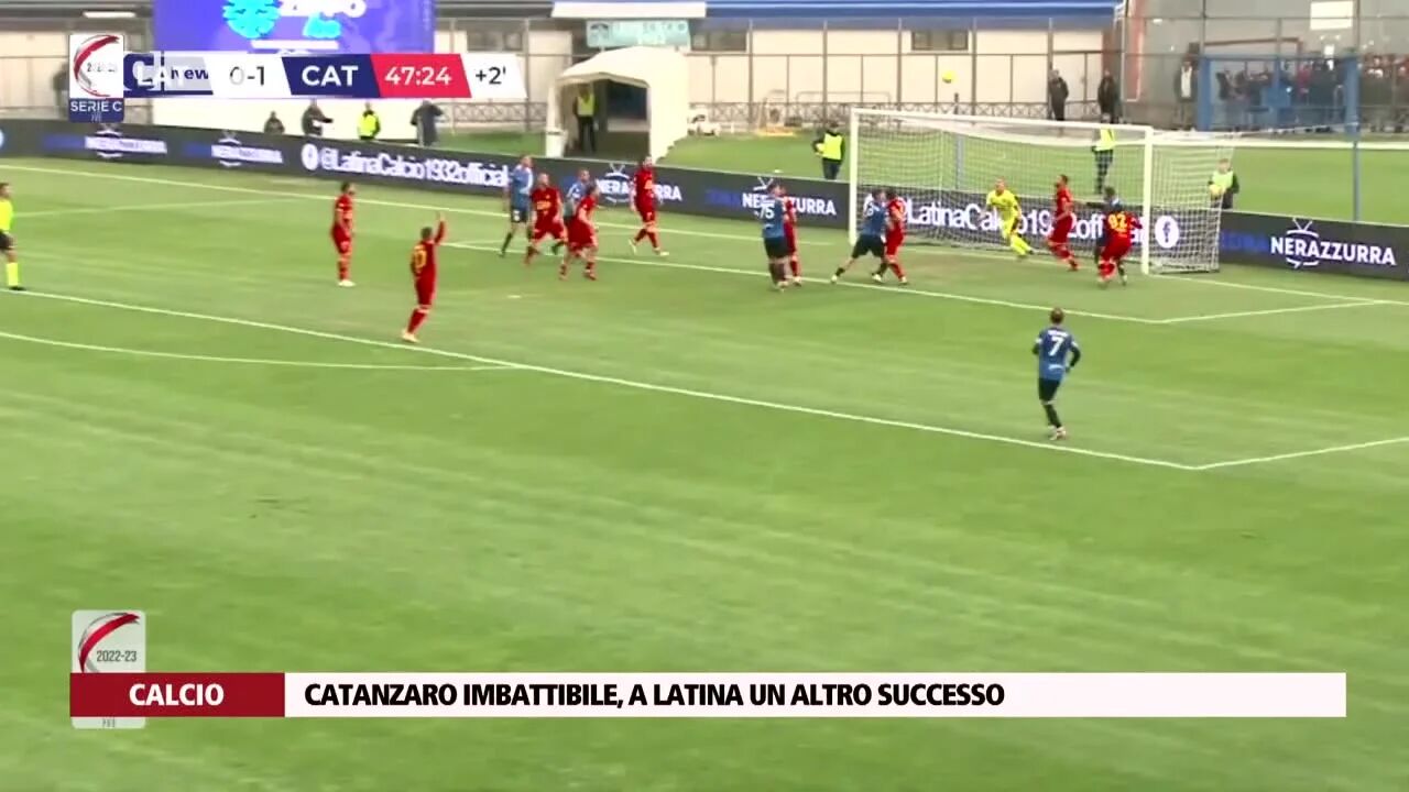 Catanzaro imbattibile, a Latina un altro successo