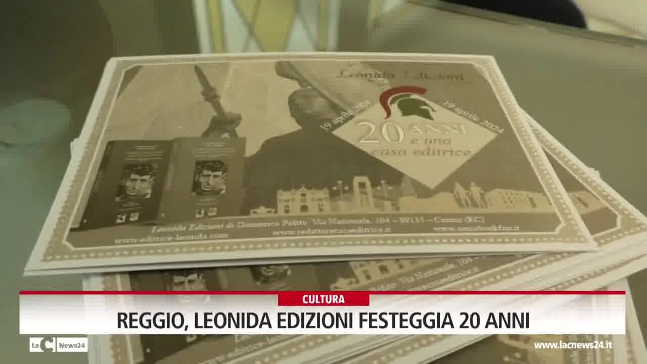 Reggio, Leonida Edizioni festeggia 20 anni