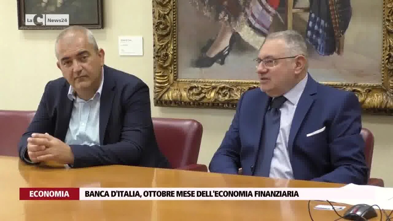 Banca d'Italia, ottobre mese dell'economia finanziaria