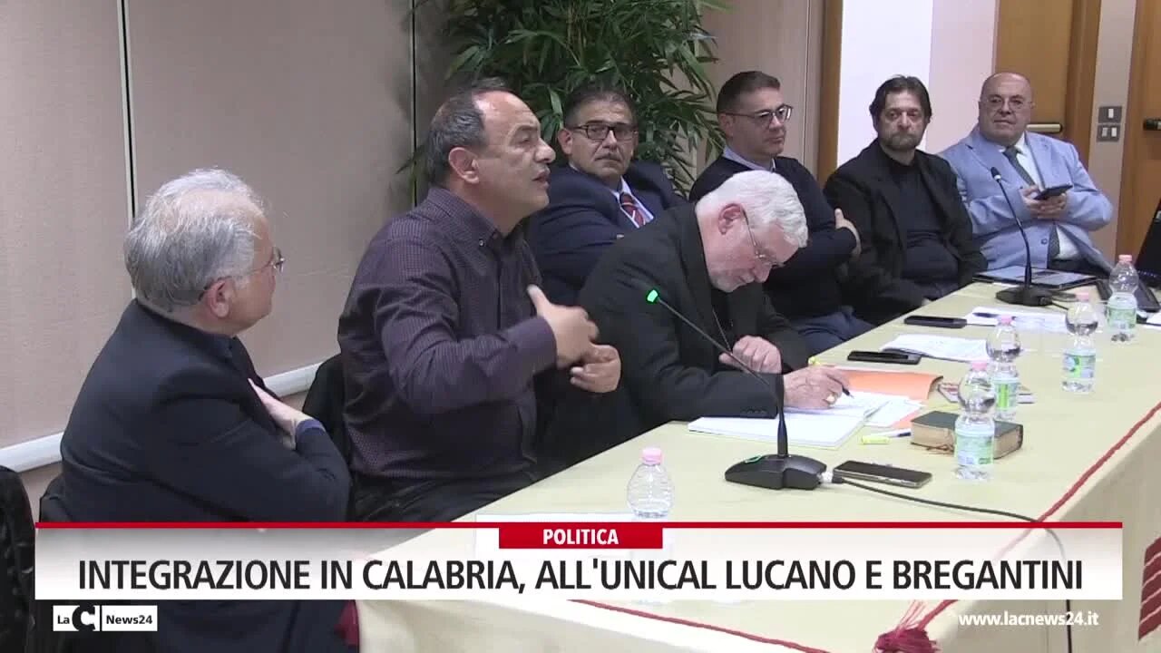 Integrazione in Calabria, all'Unical Lucano e Bregantini