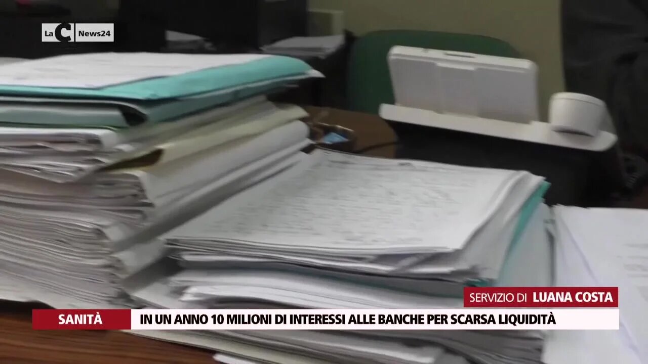 In un anno 10 milioni di interessi alle banche per scarsa liquidità