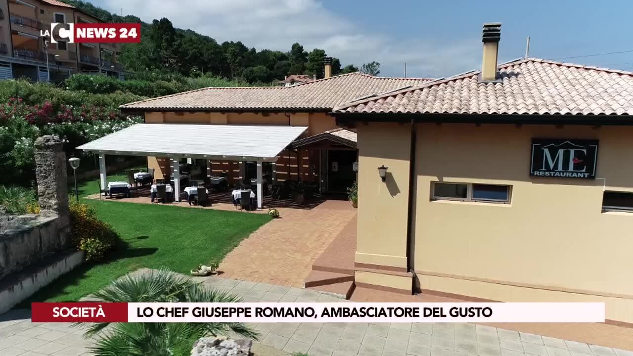 Lo chef Giuseppe Romano, ambasciatore del gusto