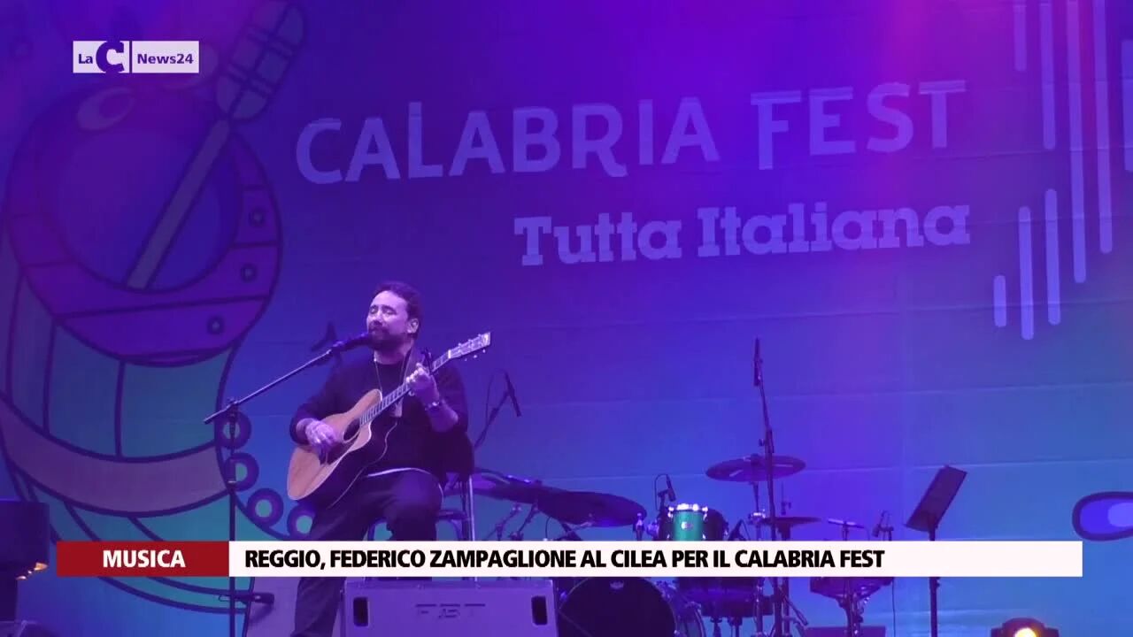 Reggio, Federico Zampaglione al Cilea per il Calabria Fest