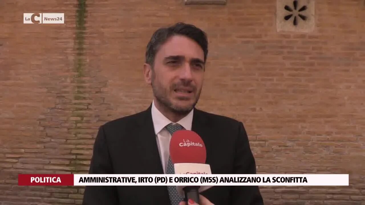 Amministrative, Irto (Pd) e Orrico (M5s) analizzano la sconfitta