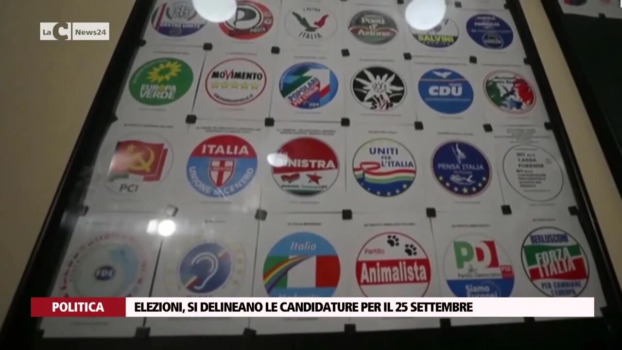 Elezioni, si delineano le candidature per il 25 settembre