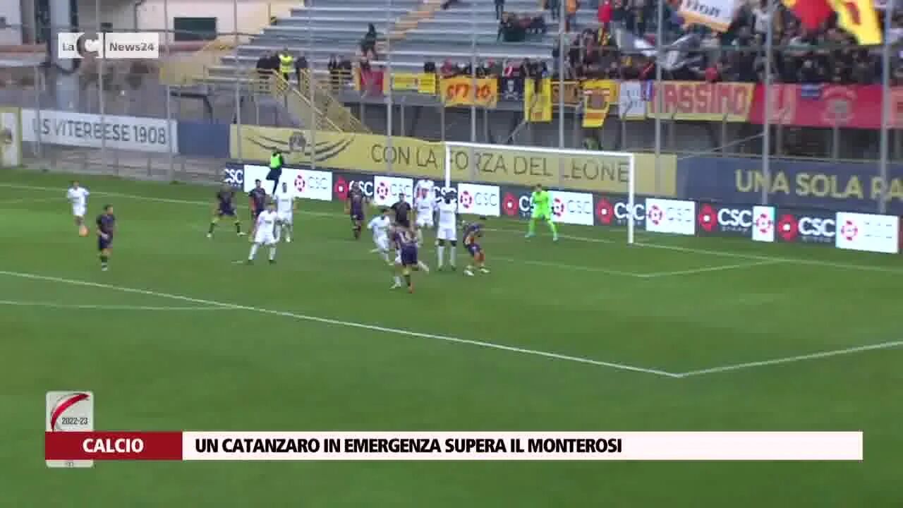 Un Catanzaro in emergenza supera il Monterosi