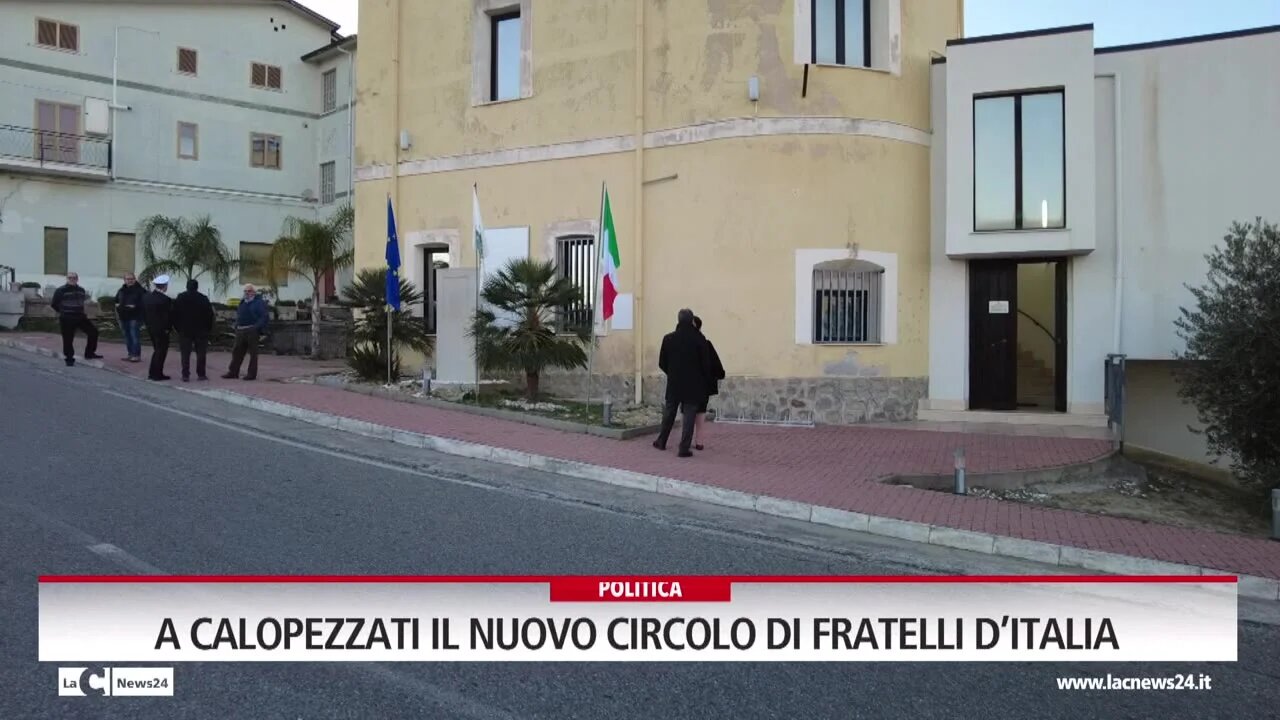 A Calopezzati il nuovo circolo di Fratelli d’Italia