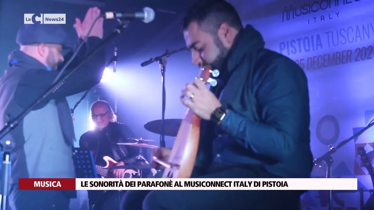 Le sonorità della band calabrese Parafonè al Musiconnect Italy di Pistoia