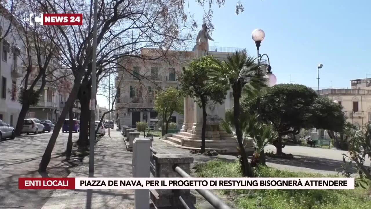Piazza De Nava, per il progetto di restyling bisognerà attendere