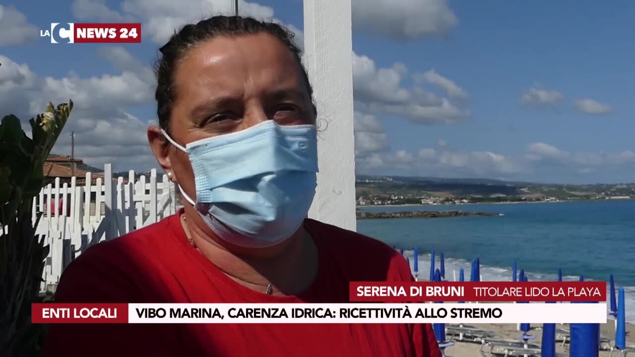 Vibo Marina, carenza idrica: ricettività allo stremo