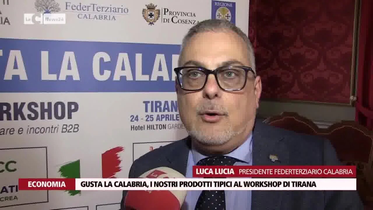 Gusta la Calabria, i nostri prodotti tipici al Workshop di Tirana