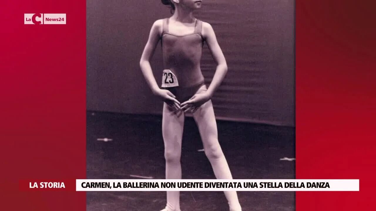 Carmen, la ballerina non udente diventata una stella della danza
