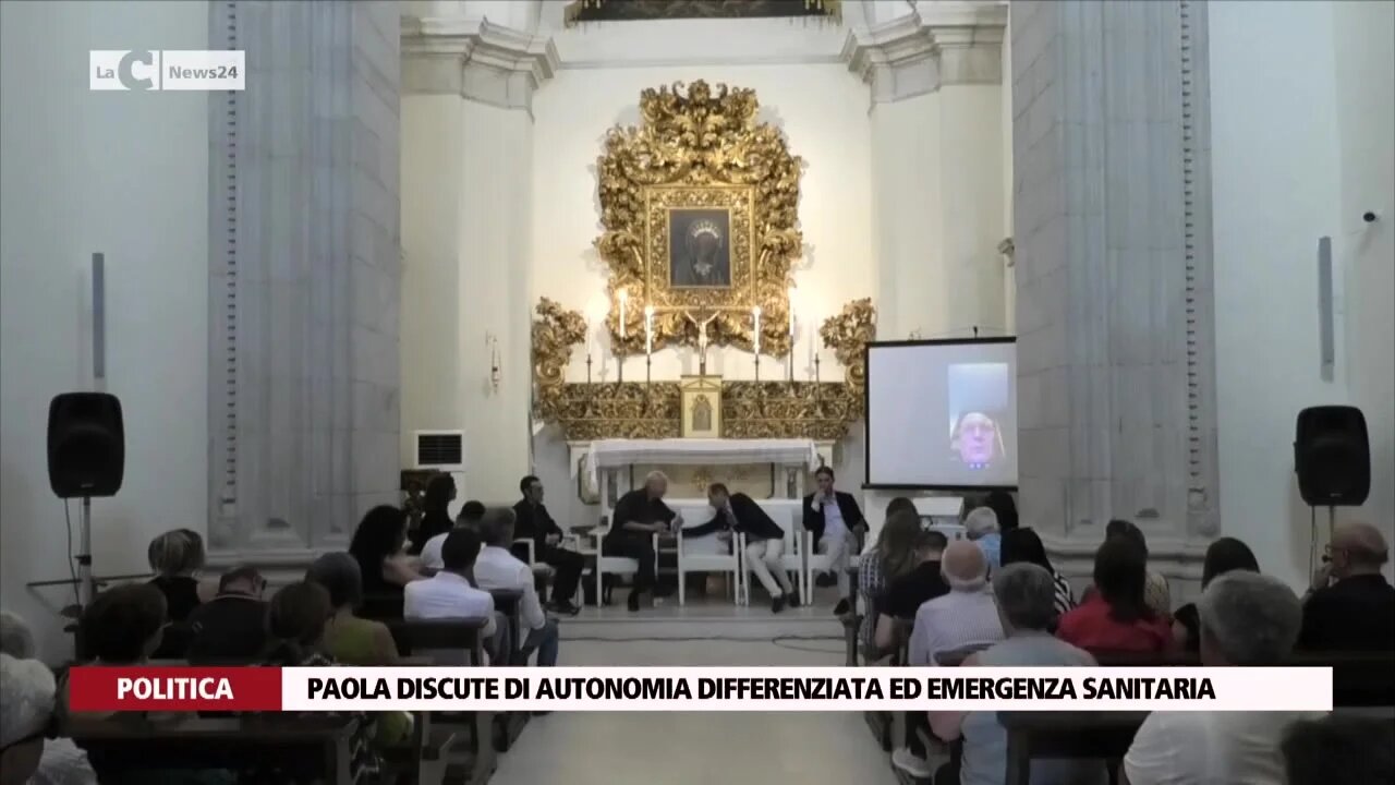 Paola discute di autonomia differenziata ed emergenza sanitaria