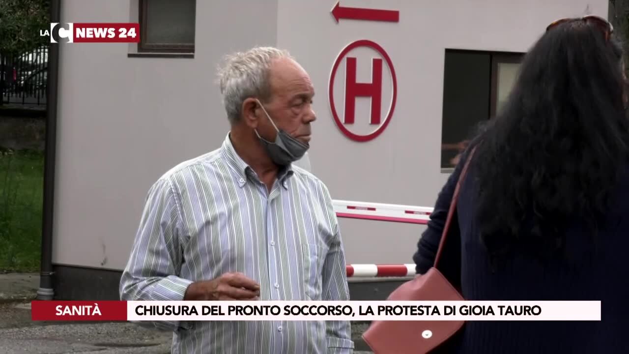 Chiusura del pronto soccorso, la protesta di Gioia Tauro