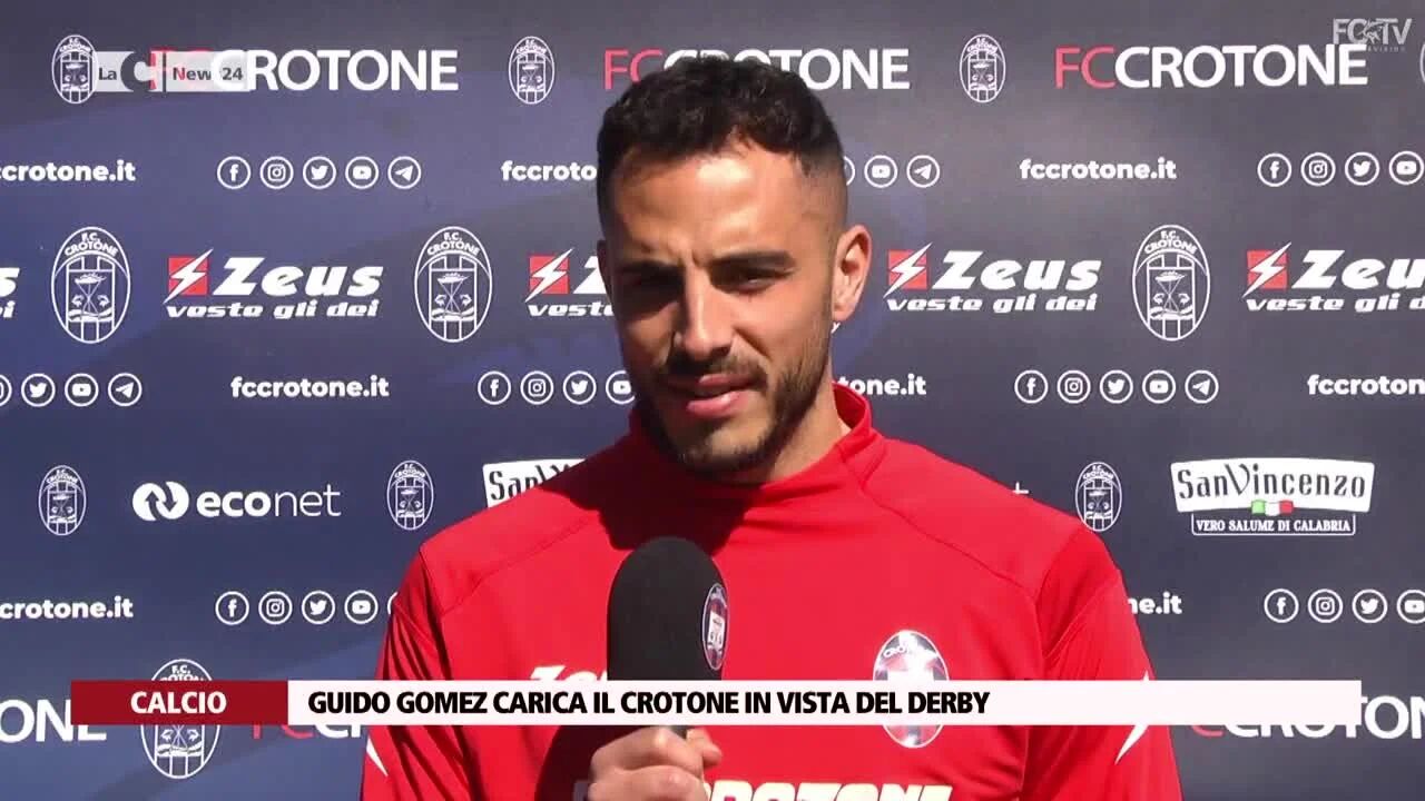 Guido Gomez carica il Crotone in vista del derby