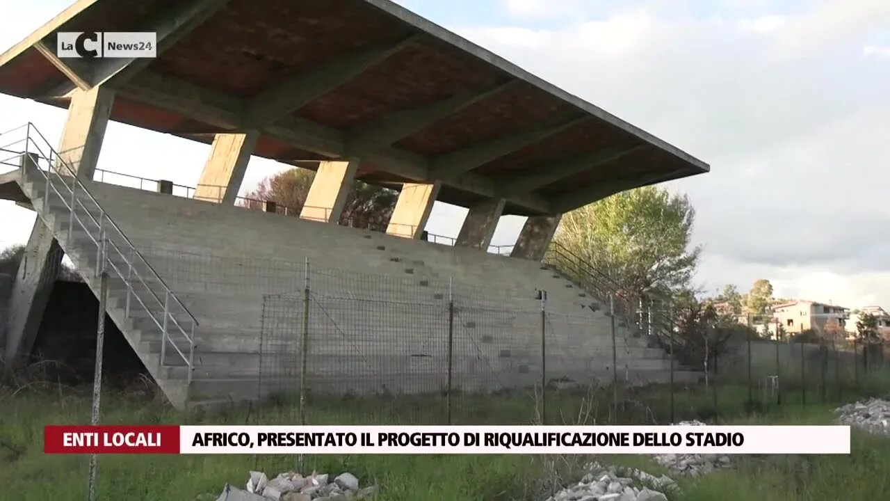 Africo, presentato il progetto di riqualificazione dello stadio