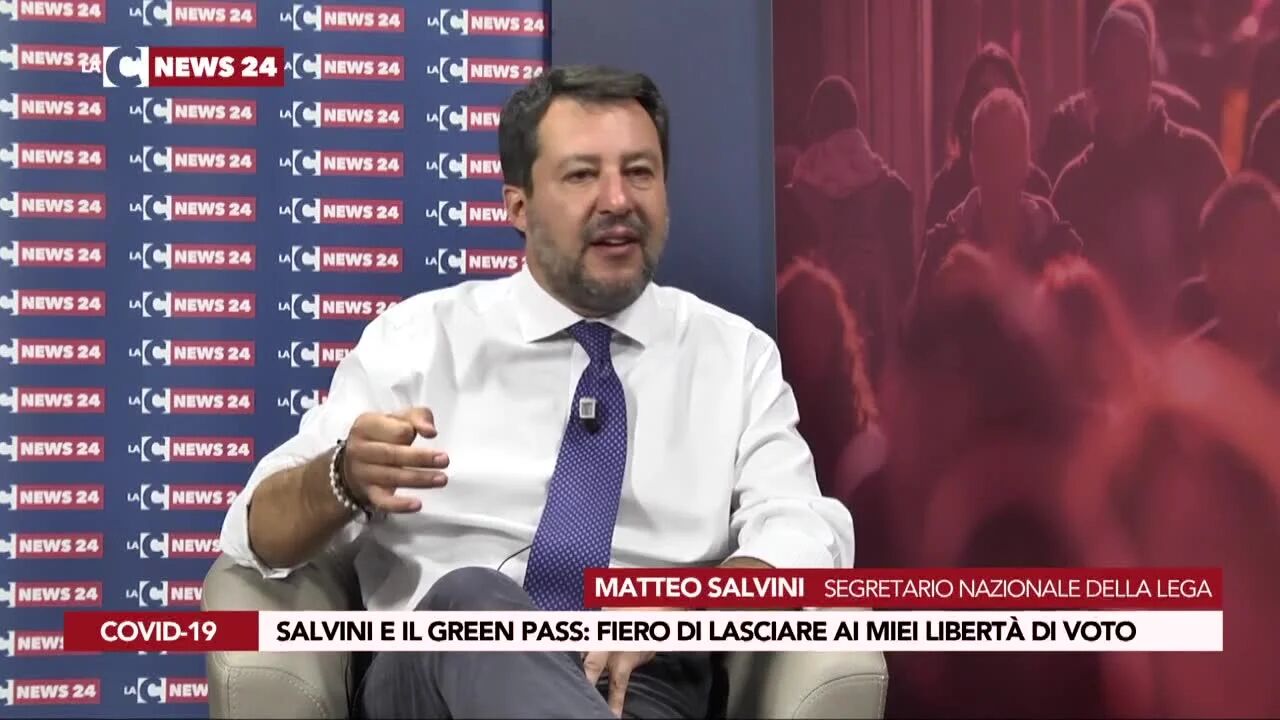Salvini e il green pass: fiero di lasciare ai miei libertà di voto