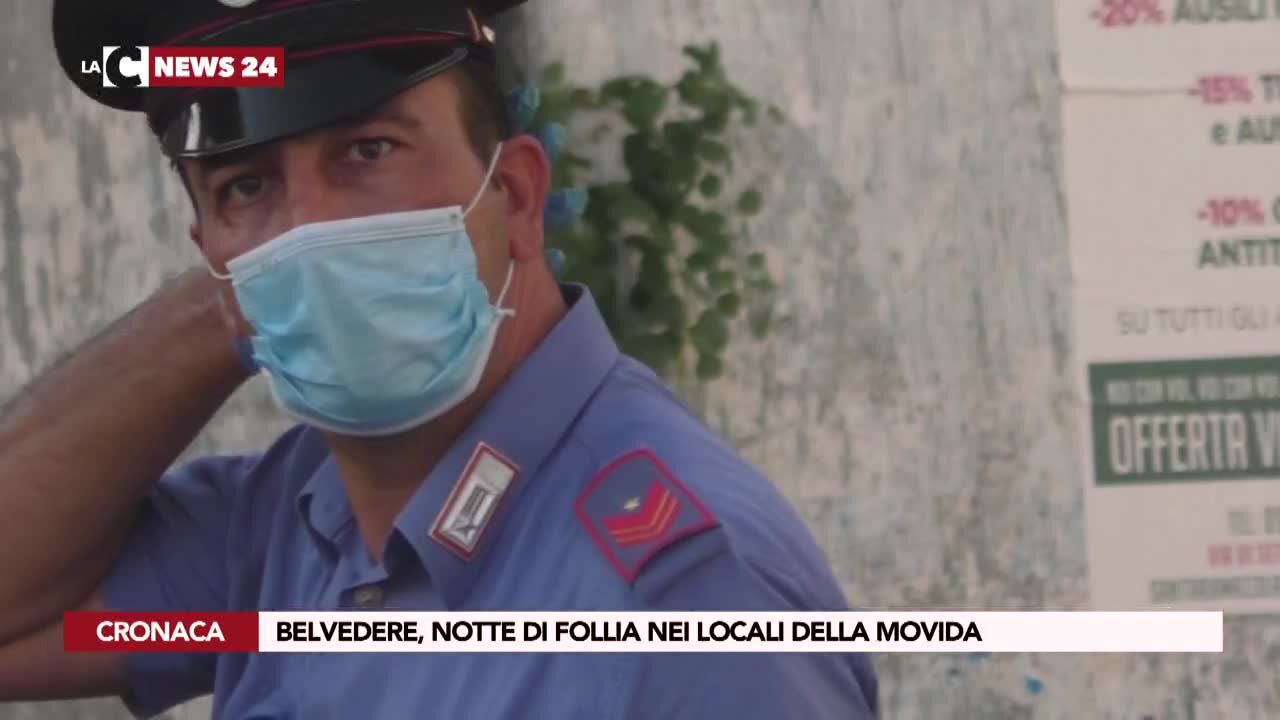 Belvedere, notte di follia nei locali della movida