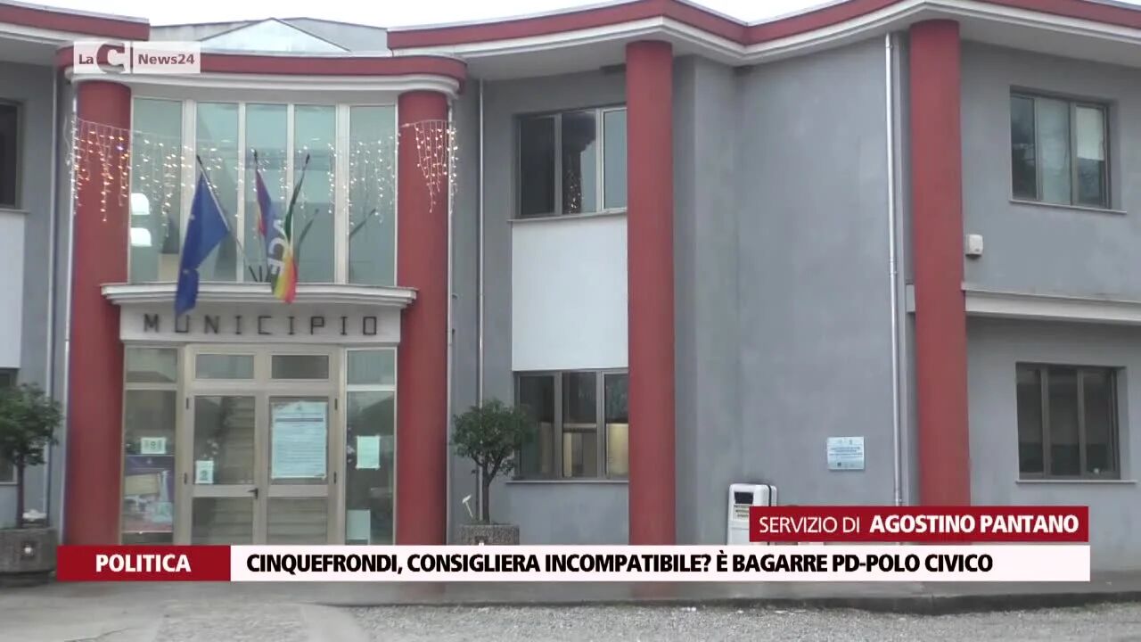 Cinquefrondi, consigliera incompatibile? É bagarre Pd-Polo Civico