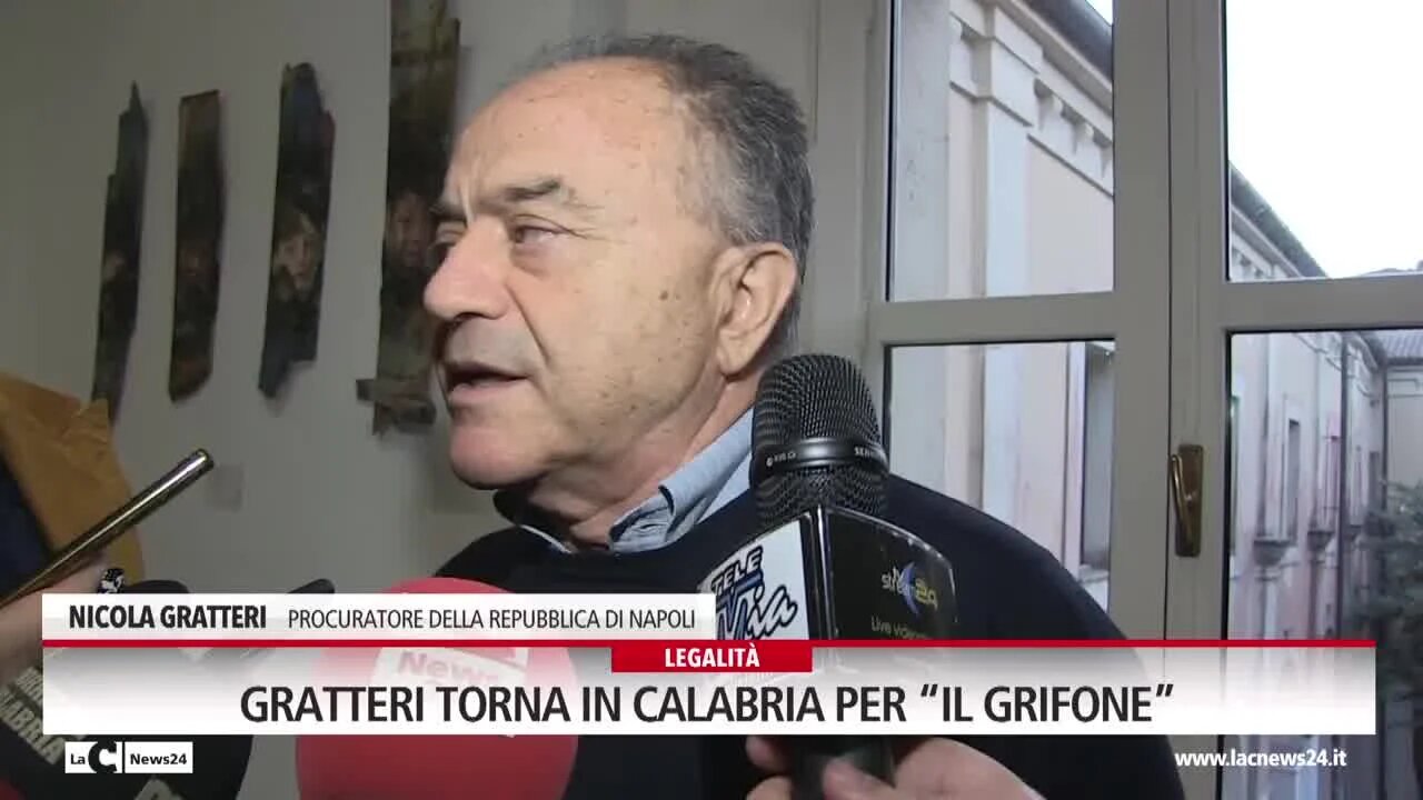 Gratteri torna in Calabria per Il Grifone