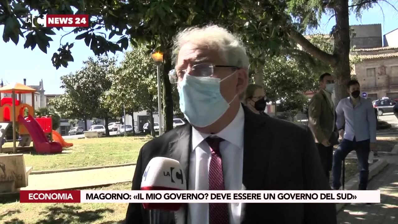Magorno: «Il mio governo? deve essere un governo del sud»