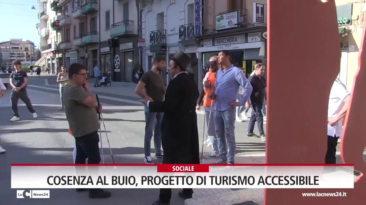 Cosenza al buio, progetto di turismo accessibile