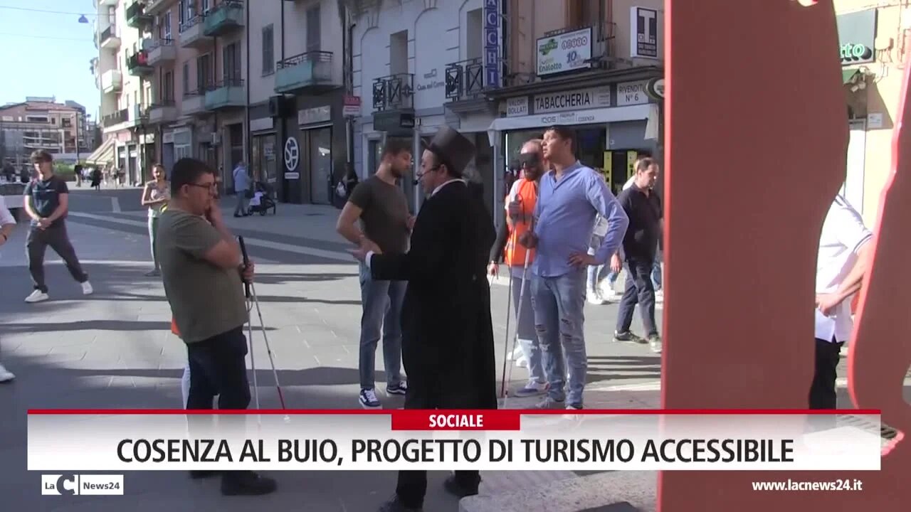 Cosenza al buio, progetto di turismo accessibile