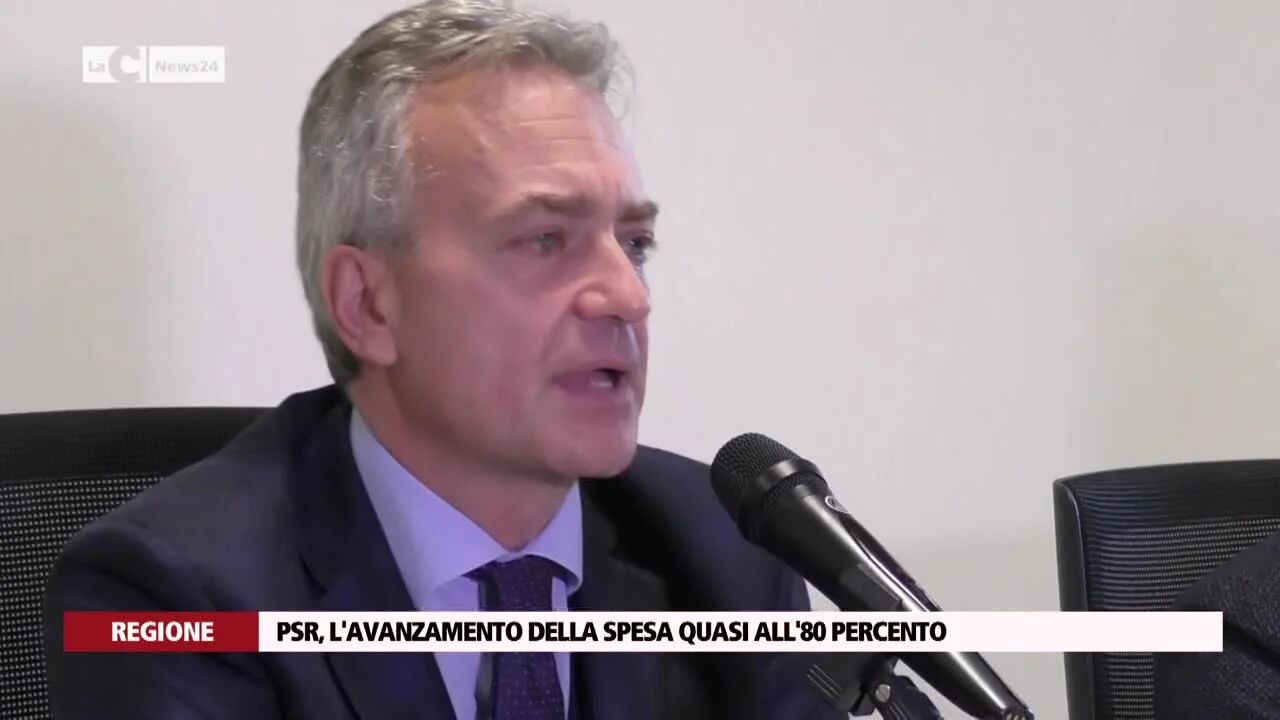 Psr, l'avanzamento della spesa quasi all'80 percento