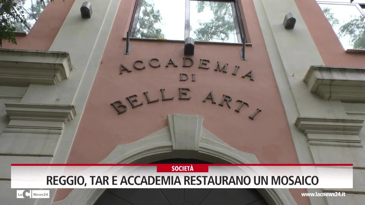 Reggio, Tar e Accademia restaurano un mosaico