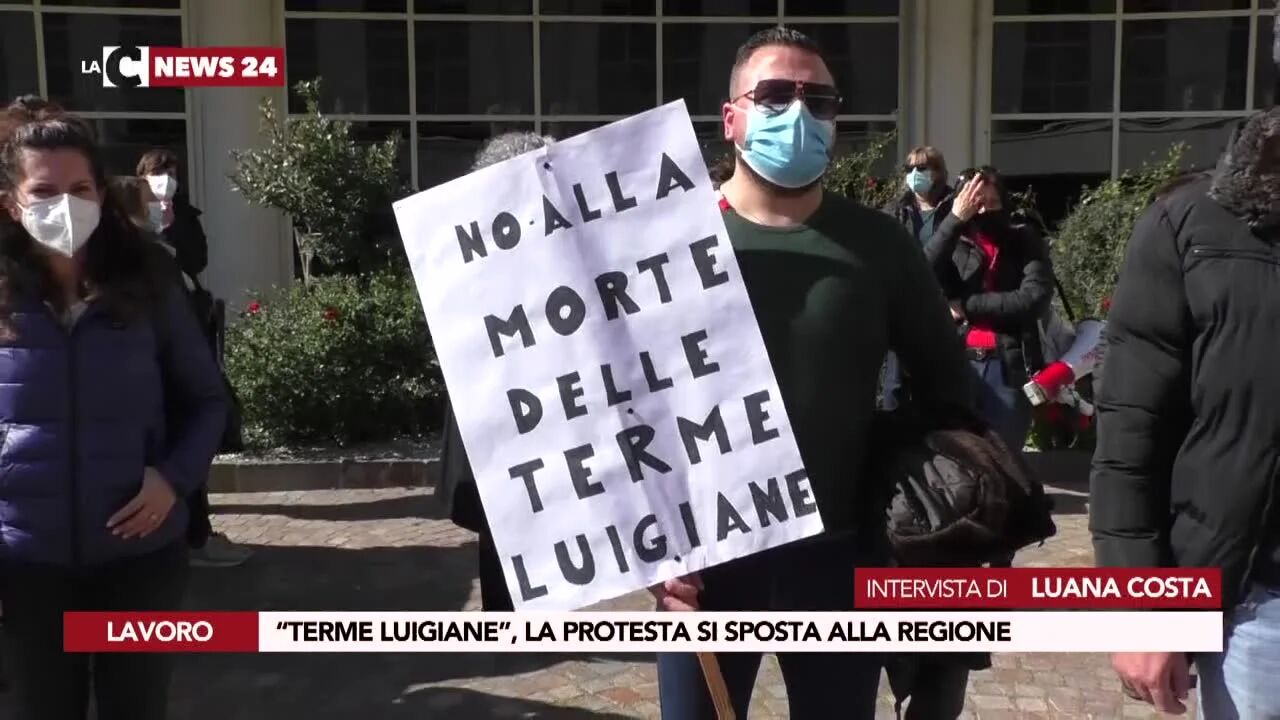 “Terme Luigiane”, la protesta si sposta alla regione