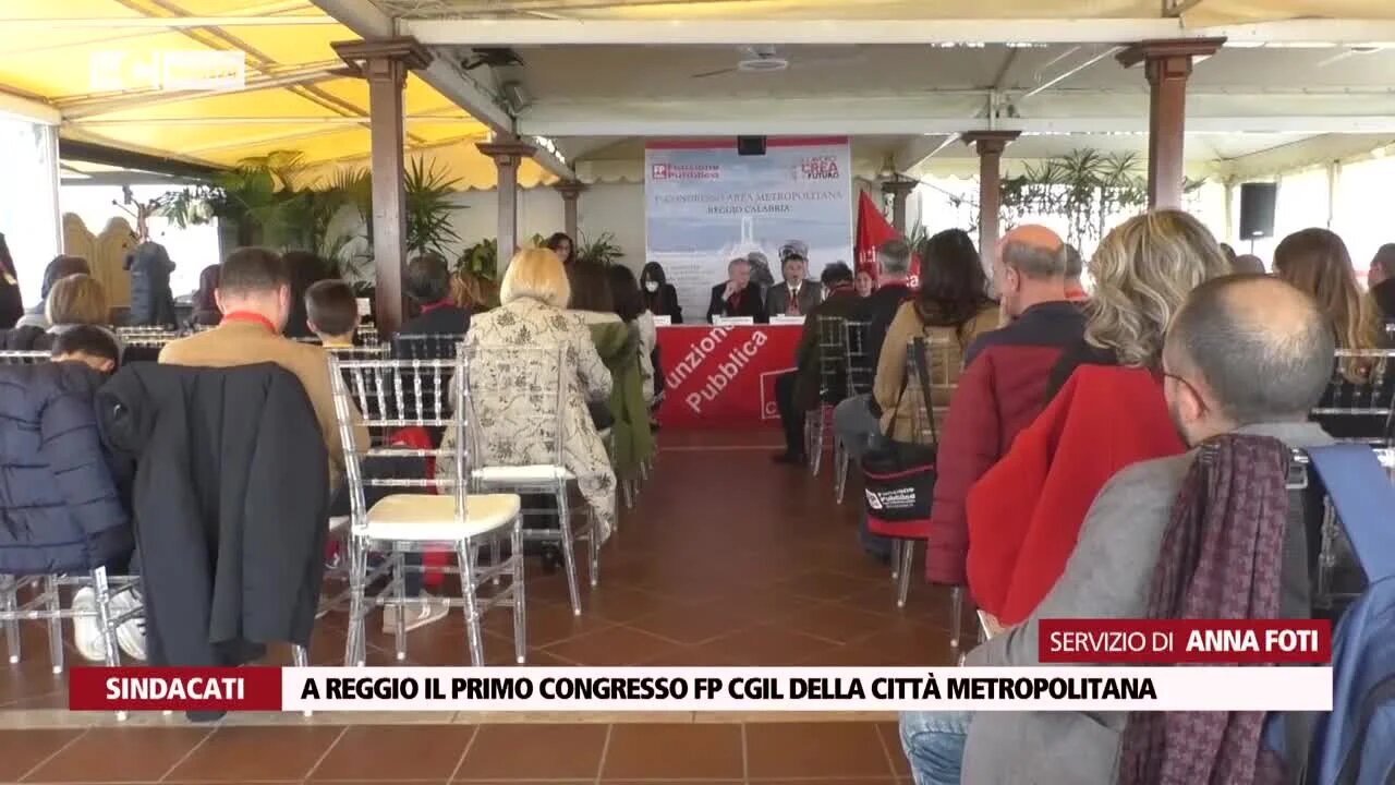 A Reggio il primo congresso Fp Cgil della Città Metropolitana