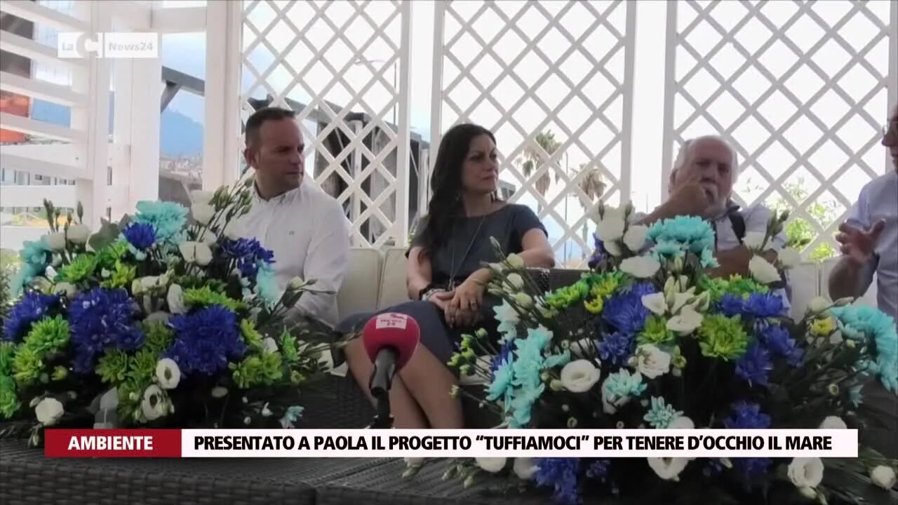 Presentato a Paola il progetto “Tuffiamoci” per tenere d’occhio il mare