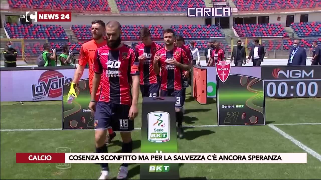 Cosenza sconfitto ma per la salvezza c'è ancora speranza