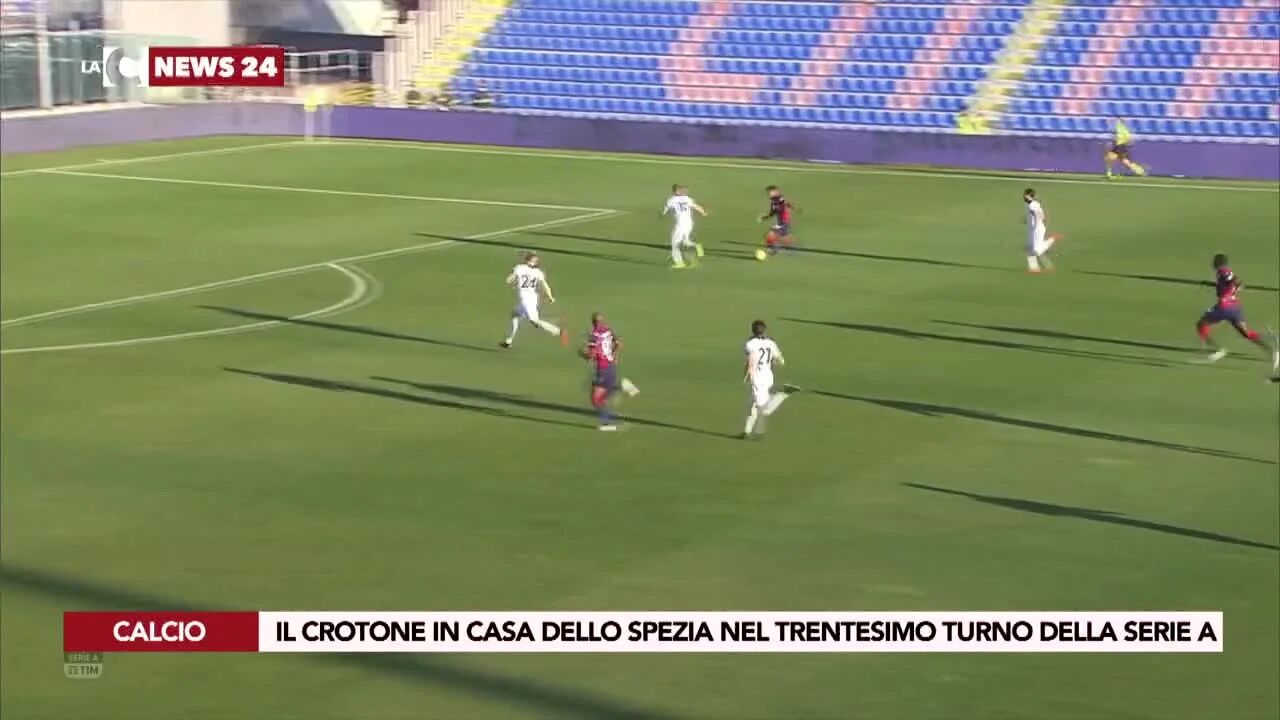Il Crotone in casa dello Spezia nel trentesimo turno della Serie A