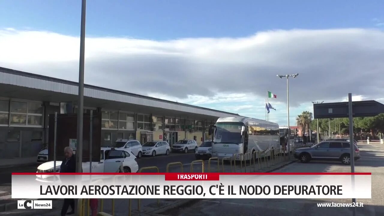 Lavori aerostazione Reggio, c'è il nodo depuratore