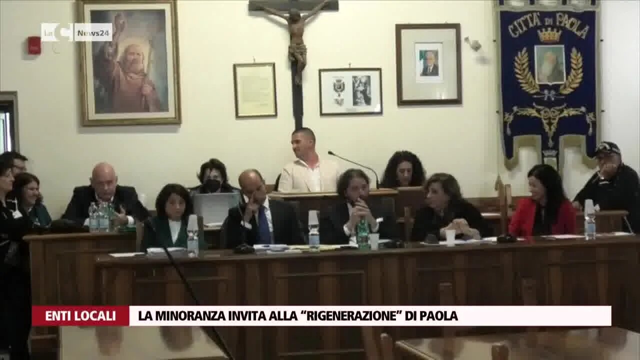 La minoranza invita alla “rigenerazione” di Paola