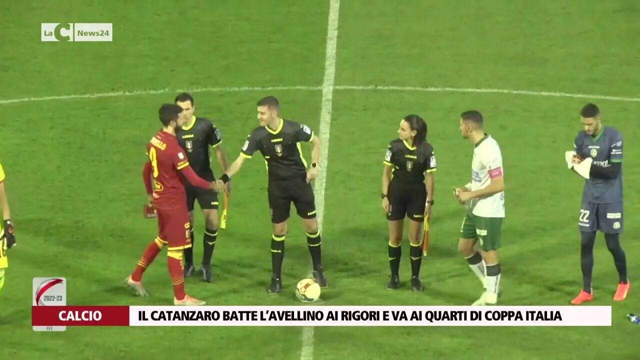 Il Catanzaro batte l’Avellino ai rigori e va ai quarti di Coppa Italia