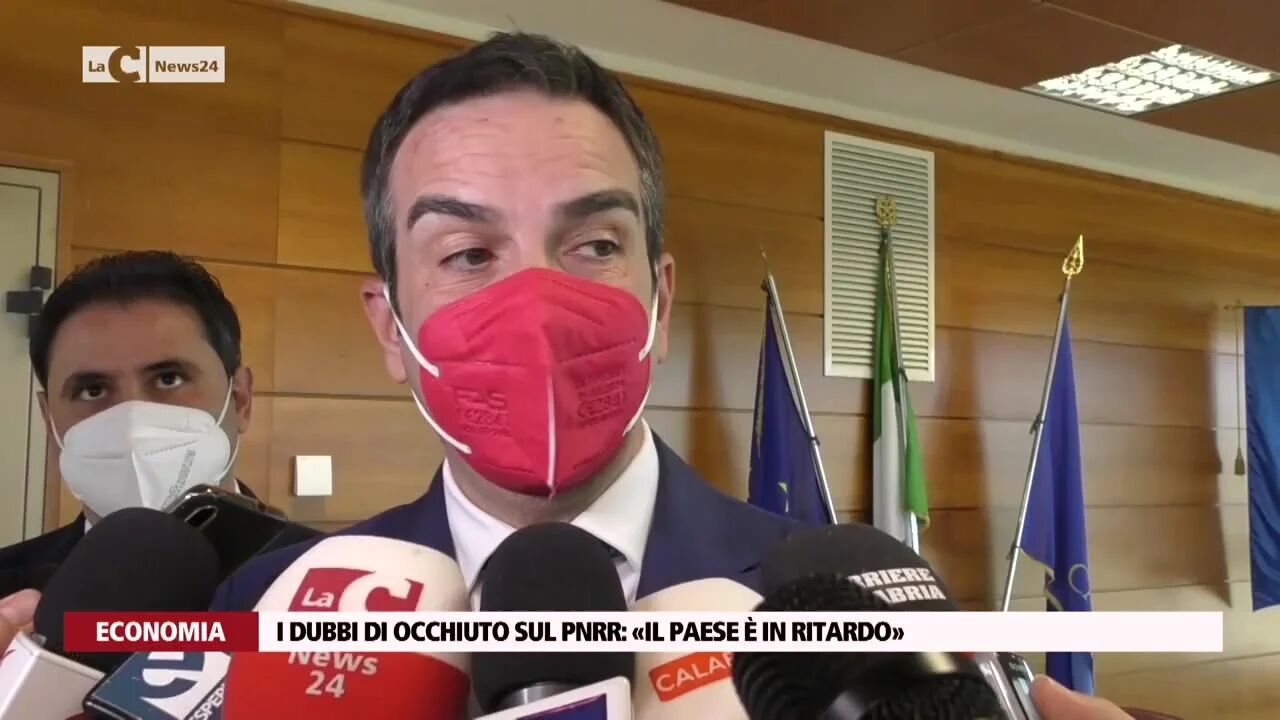 I dubbi di Occhiuto sul Pnrr: «È come un treno senza binari»