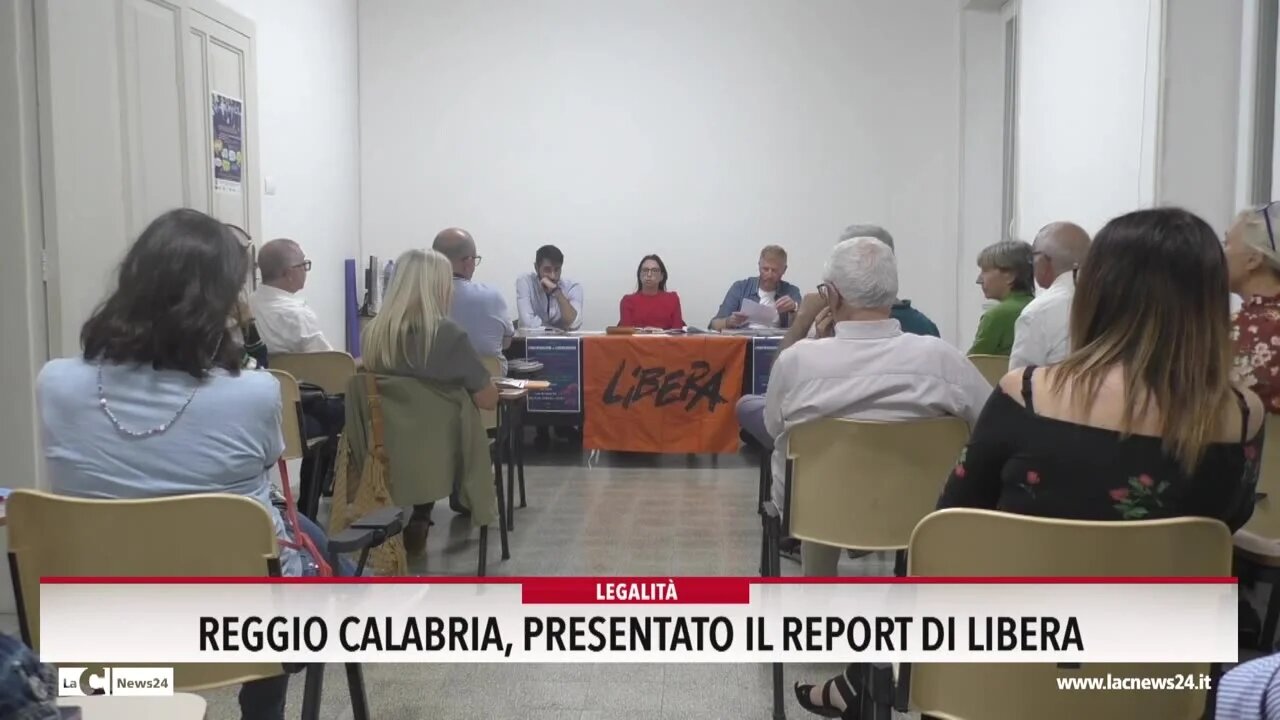 Reggio Calabria, presentato il report di Libera