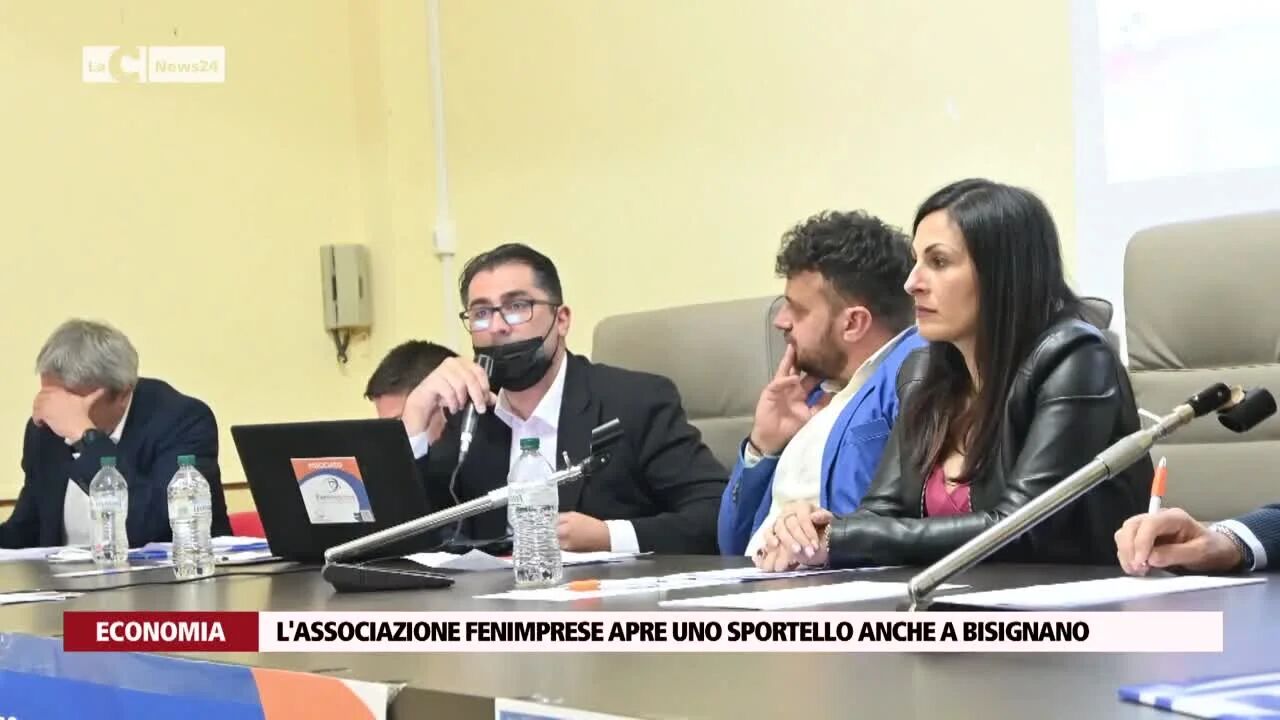 L'associazione Fenimprese apre uno sportello anche a Bisignano