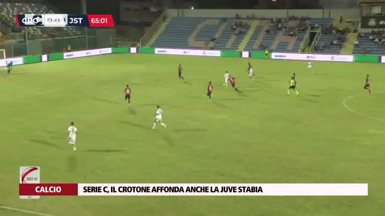 Serie C, il Crotone affonda anche la Juve Stabia