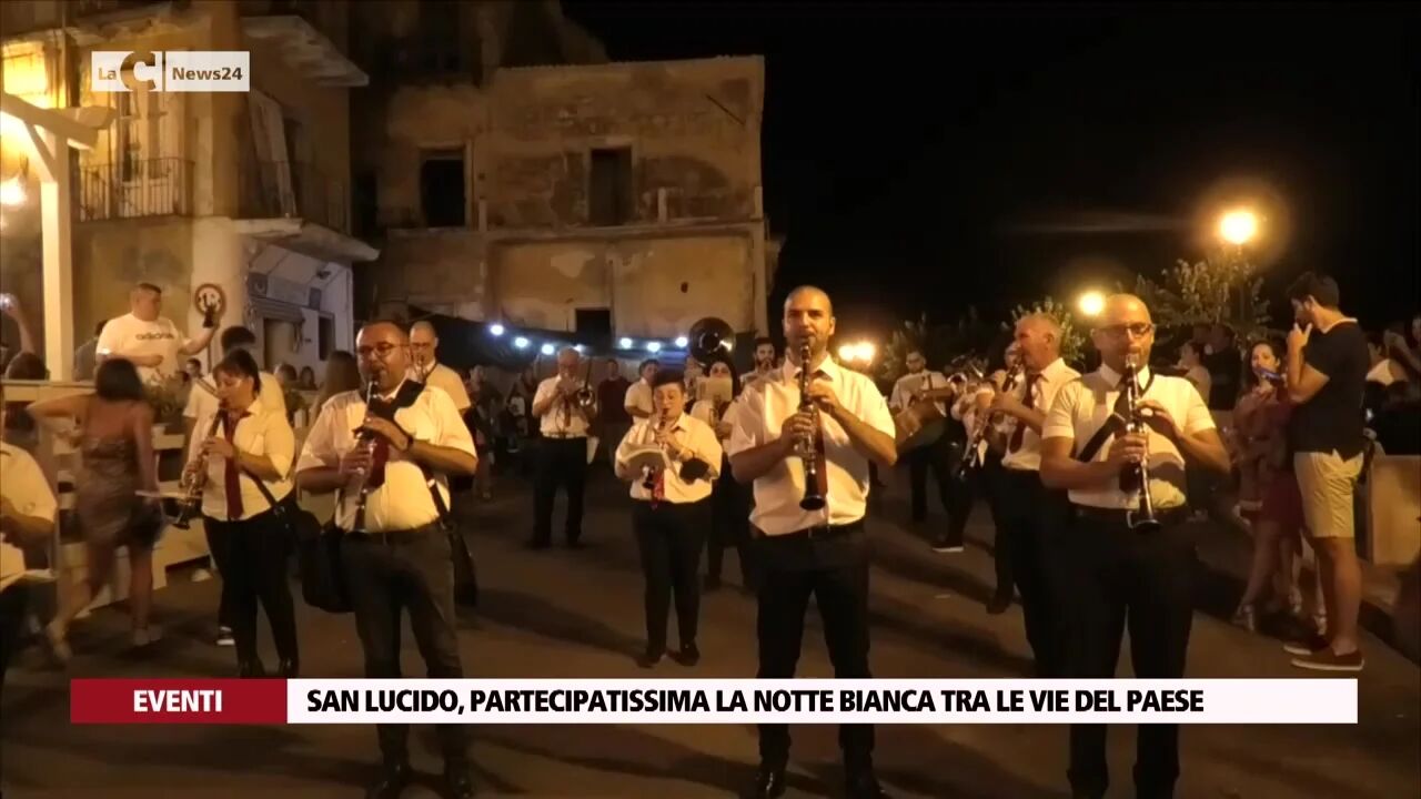 San Lucido, partecipatissima la Notte Bianca tra le vie del paese