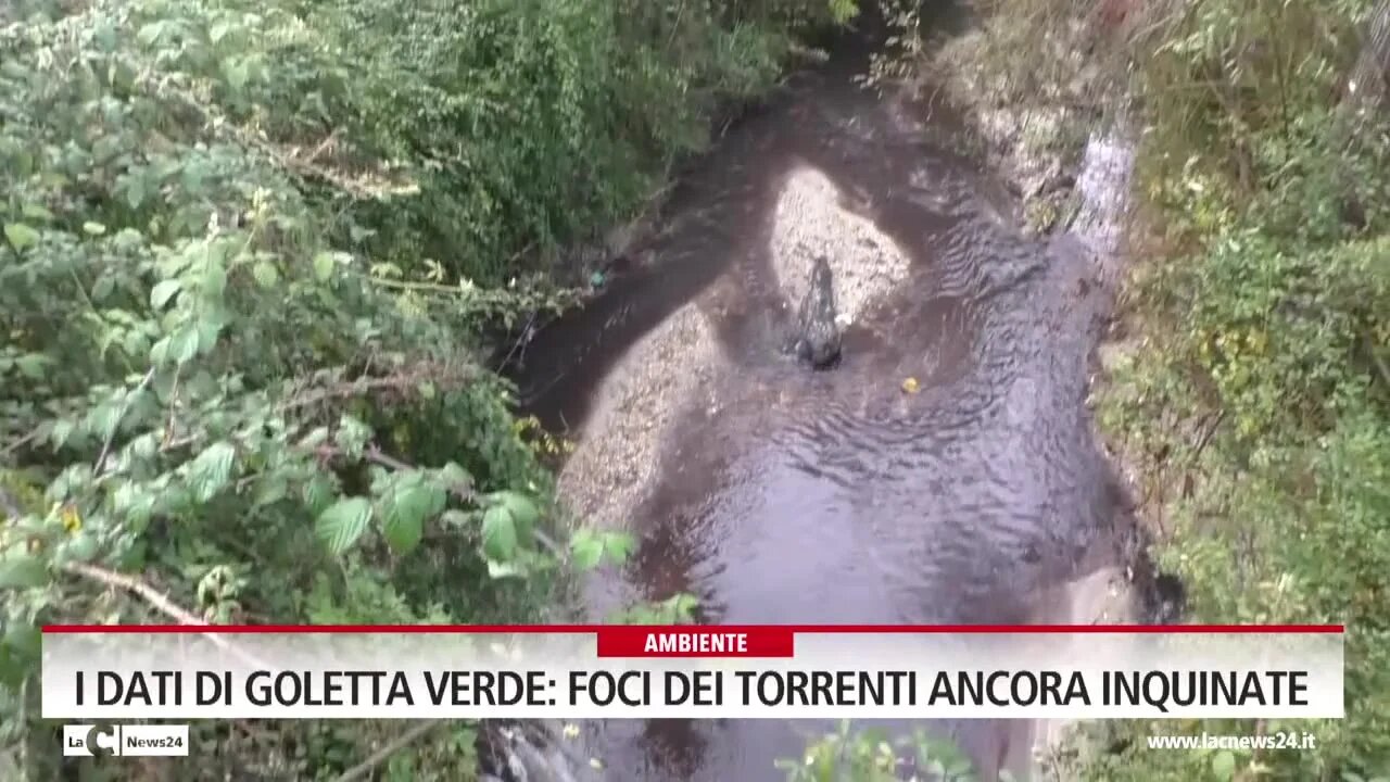 I dati di Goletta verde: le foci dei torrenti ancora inquinate