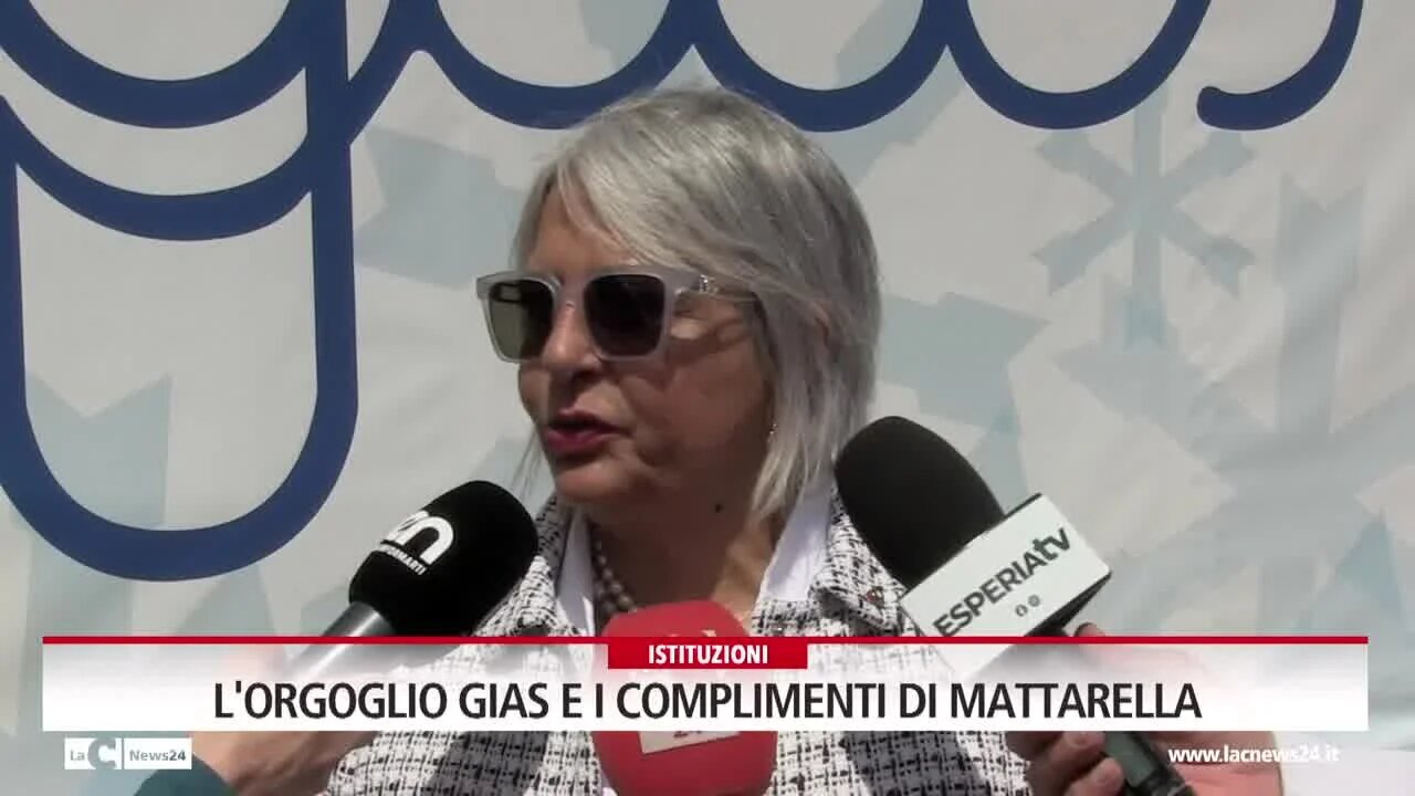 L'orgoglio Gias e i complimenti di Mattarella