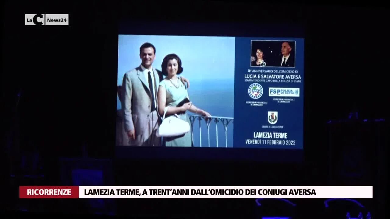 Lamezia Terme, a trent’anni dall’omicidio dei coniugi Aversa