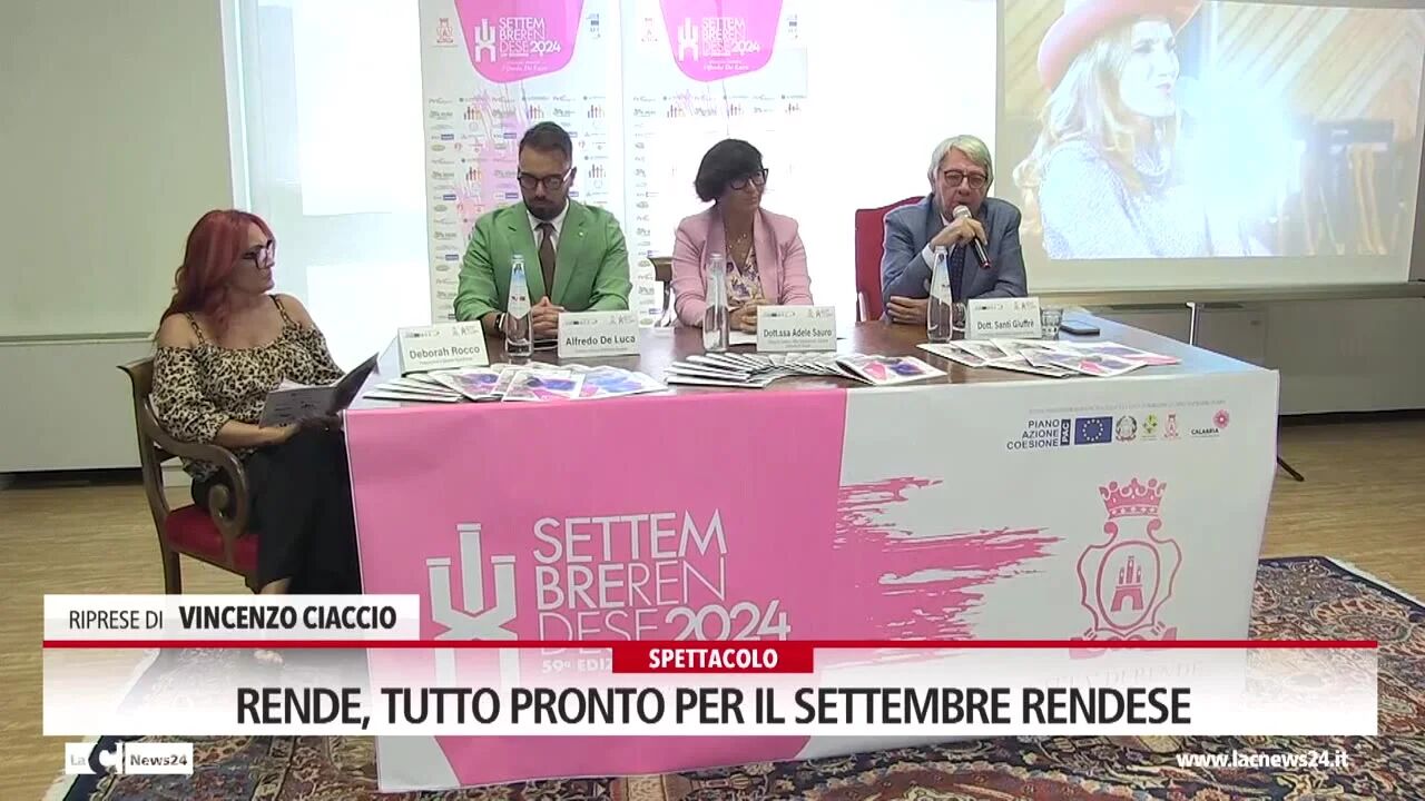 Rende, tutto pronto per il Settembre Rendese