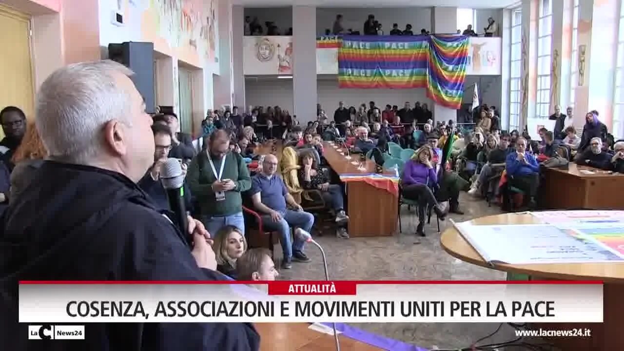 Cosenza, associazioni e movimenti uniti per la pace