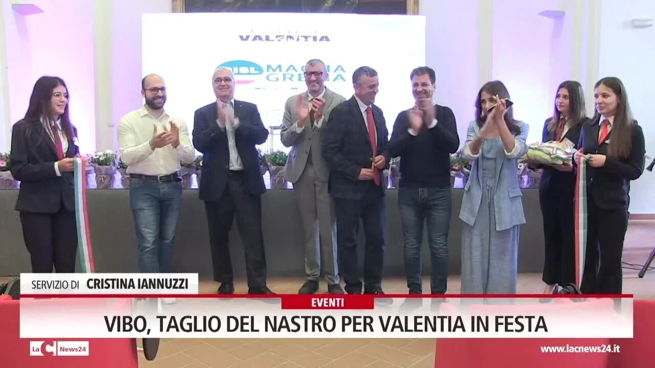 Vibo, taglio del nastro per Valentia in Festa